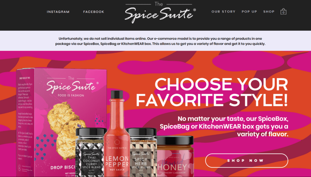 The Spice Suite pure product bundle example