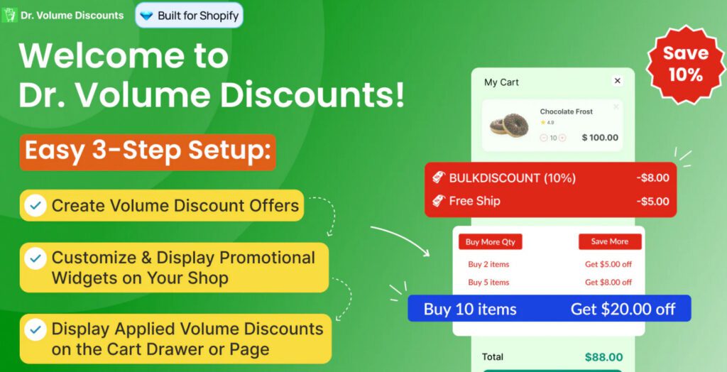 Dr.Volume Discounts Shopify app