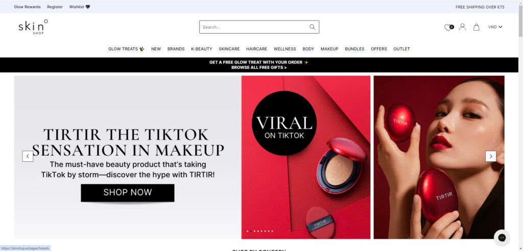 SkinShop.ie Increases Revenue to €300K with Gift Offers