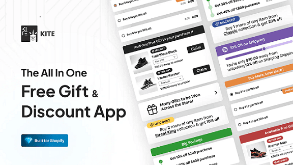 Kite Free Gift & Discount App