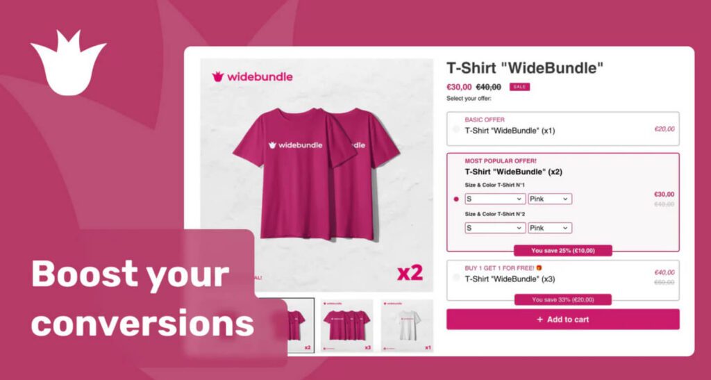 WideBundle Shopify app