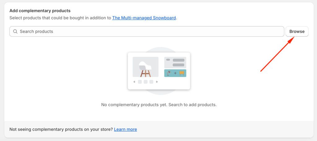 Add complementary products
