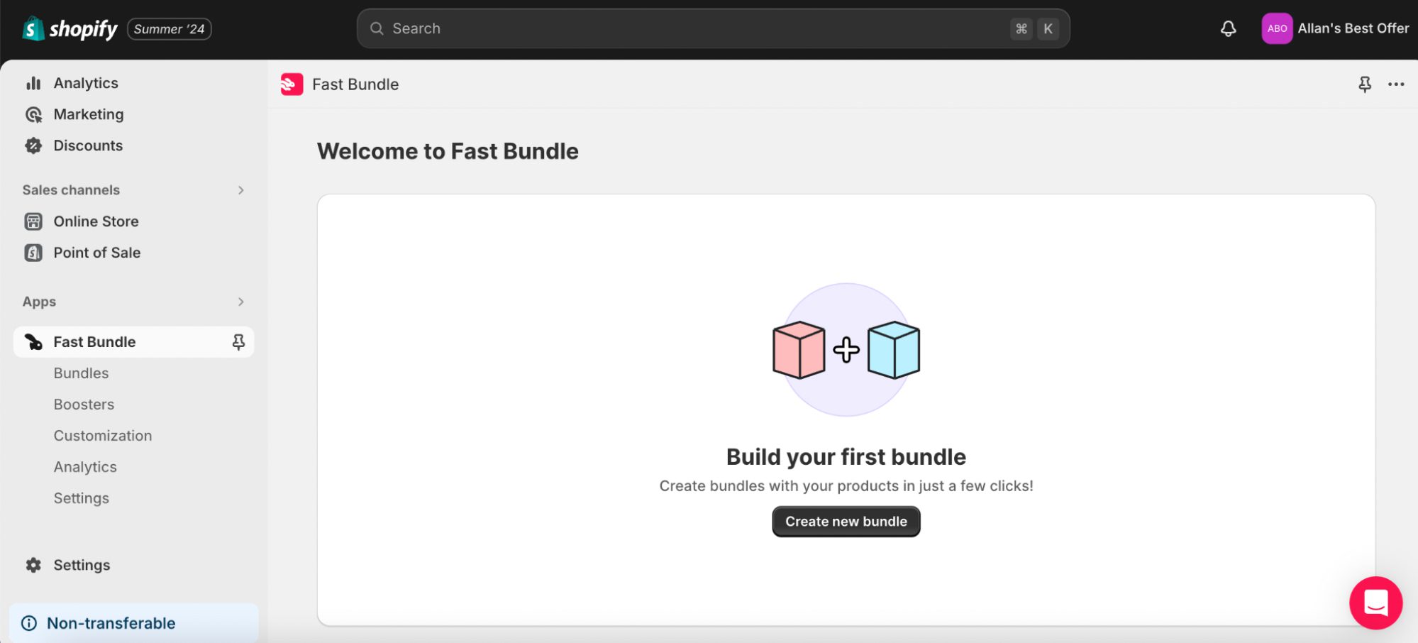 Create Build Your Own Bundle offer with Fast Bundle