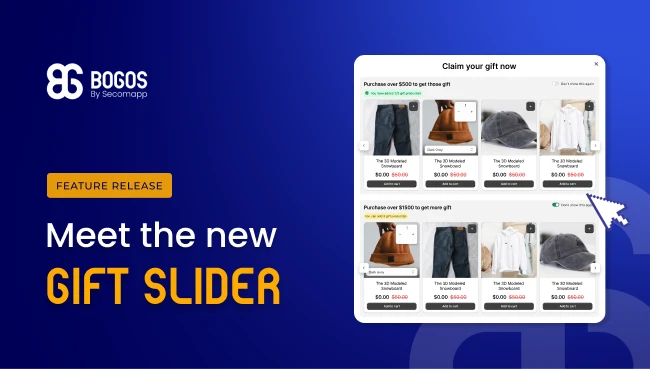 BOGOS Update: Meet The New Gift Slider