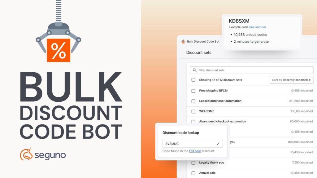 Shopify Bulk Discount Code Bot