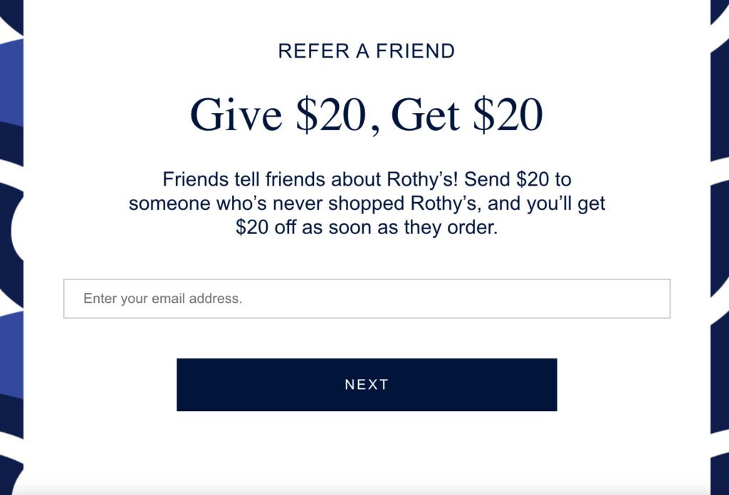 Rothy referrall program