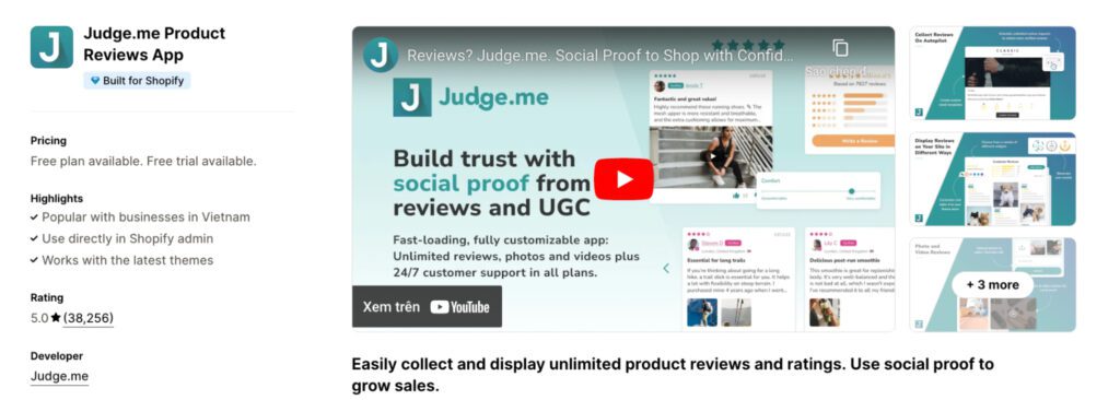 Judge.me Product Reviews App