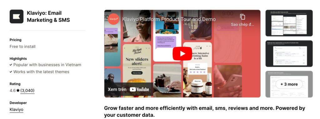 Klaviyo Email Marketing & SMS