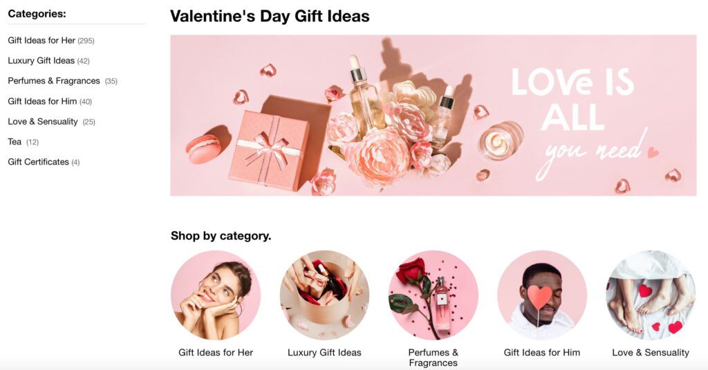 Gift guides for Valentine's Day
