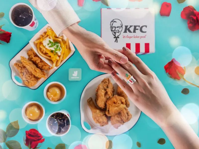 KFC limited-edition love rings campaign 