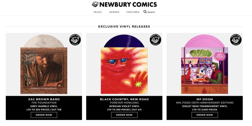 Newbury Comics store
