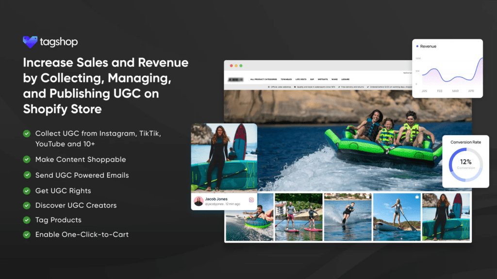 Tagshop UGC Shopify app
