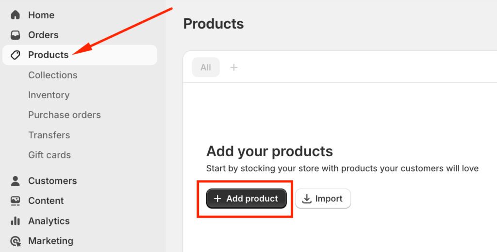 Add new product
